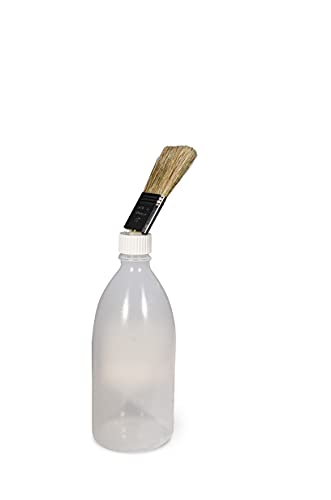 EDMA BOUTEILLE PLASTIQUE 500 ML - Avec pinceau courb&eacute;