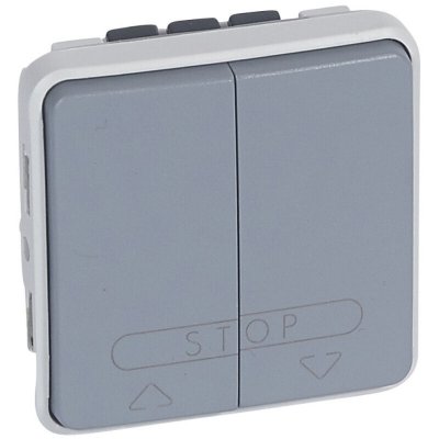 LEGRAND Bouton poussoir double Plexo pour volets roulants