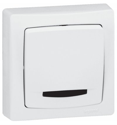LEGRAND Bouton-poussoir lumineux ASL pour appareillage saillie 6A - 086005