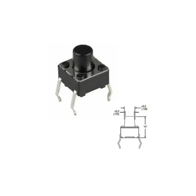 GENERIQUE Bouton Poussoir Micro Haut Du Bouton 3.5 Pour Tv Audio Telephonie - 778861