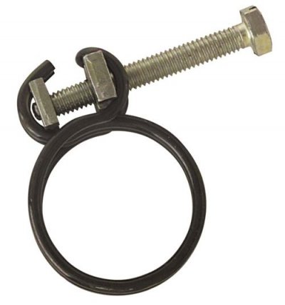 BOUTTE Boutt&eacute; CFF49 2 Colliers Acier 2 Fils Serrage 43/48 Tuyau &oslash;40, Argent