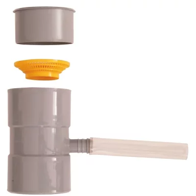 BOUTTE Boutt&eacute; CGG Collecteur de goutti&egrave;re DN &oslash; 80-100 &oslash;80-100 Gris