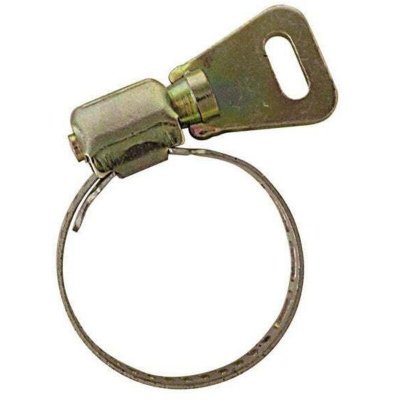 CENTRALE BRICO Boutt&eacute; CSP828 2 Colliers a cle Acier Largeur 8mm Serrage 18/28 Tuyau &oslash;19, Argent
