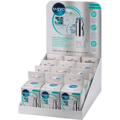 WPRO Box carton PLV avec 12 anticalcaires