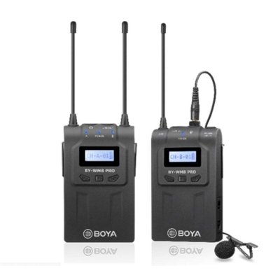 BOYA  Emetteur-Recepteur UHF avec Lavalier K1 1TX+1RX by-WM8 Pro-K1