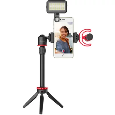 BOYA  Microphone By-vg350 Avec By-mm1+ One Size Black