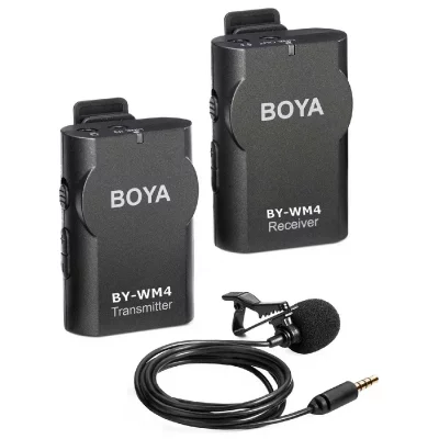 BOYA  WM4 Pro K1 Syst&egrave;me de Microphone Sans-fil WIFI