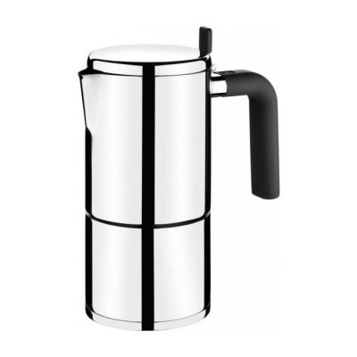 BRA  Bali - Cafeti&egrave;re italienne, acier inoxydable, 18/10, 10 tasses