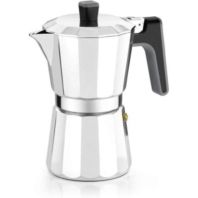 BRA  Cafeti&egrave;re en aluminium Induction Perfecta . Couleur: Gris