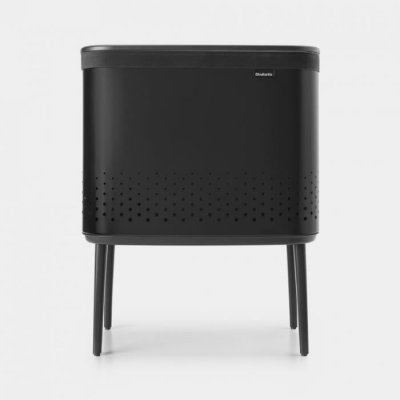 BRABANTIA  200526 Corbeille &agrave; Linge Bo, 60L, Matt Black