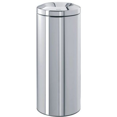 BRABANTIA  287527 Corbeille Pare-Flamme 30 L Brilliant Inox