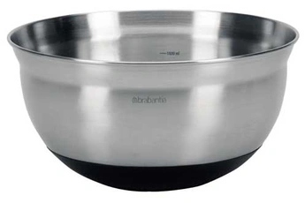 BRABANTIA  - 363849 - Bol mixeur - 1,6 litres - Matt Steel