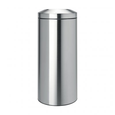 BRABANTIA  378621 Corbeille Pare-Flamme 30 L Matt Inox