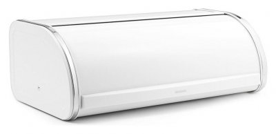 BRABANTIA  Bo&icirc;te &agrave; Pain avec Couvercle Coulissant, Large - White