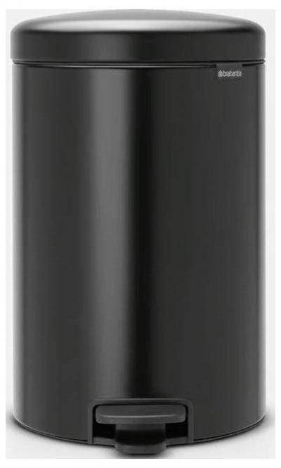 BRABANTIA  NEW ICON PEDAL BIN POUBELLE 20 L MATT BL 114106
