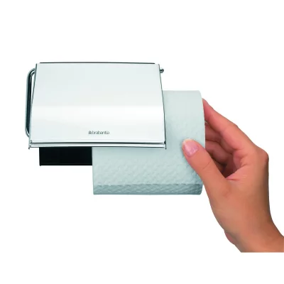 BRABANTIA  Porte rouleaux WC - Chrom&eacute; - 414589