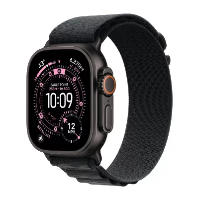 APPLE Bracelet 49 mm - Large Alpine noir naturel