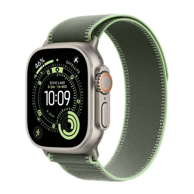 APPLE Bracelet 49 mm - M/L Trail vert/vert fluo Noir