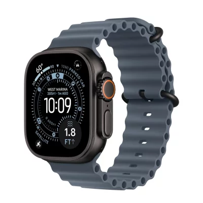 APPLE Bracelet 49 mm - Oc&eacute;an bleu maritime- Noir