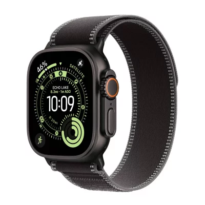 APPLE Bracelet 49 mm - S/M -Trail noir/charbon Noir