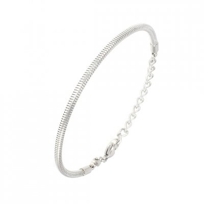 SO CHARM BIJOUX Bracelet acier pour charms perles par SC Crystal SB050