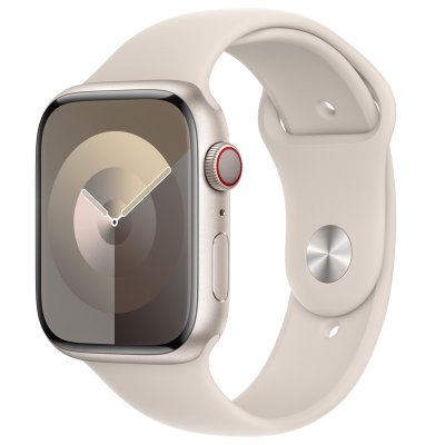 APPLE Bracelet  Watch 45mm Sport Lumiere stellaire M/L