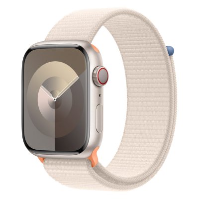APPLE Bracelet boucle  Sport 45 mm &eacute;toile blanche