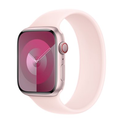 APPLE Bracelet Boucle unique en Silicone  Watch 38/40/41/42 mm - Taille 3 - Light Pink