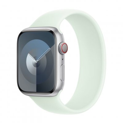 APPLE Bracelet Boucle unique en Silicone  Watch  38/40/41/42 mm - Taille 5 - Soft Mint