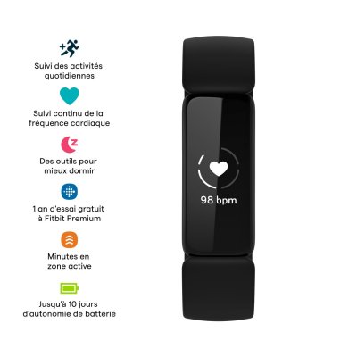 FITBIT Bracelet connect&eacute;  Inspire 2 Noir