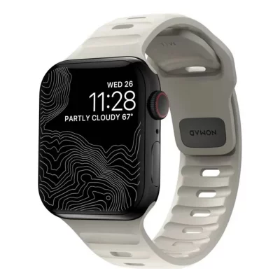 NOMAD Bracelet de Sport pour Watch 38/40/41/42mm Sport Band  Gris 