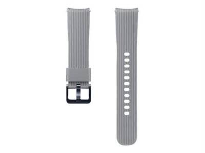  Bracelet en silicone 20mm gris samsung et-ysu81mj pour galaxy watch