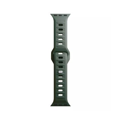 3MK Bracelet En Silicone Apple Watch  38/40/41mm Vert Fonc&eacute;
