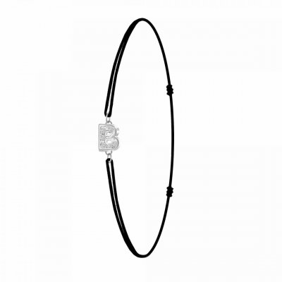ATHEME Bracelet Femme Ath&egrave;me - BS082-SB049-B Tissu Argent