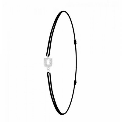 ATHEME Bracelet Femme Ath&egrave;me - BS082-SB049-U Tissu Argent