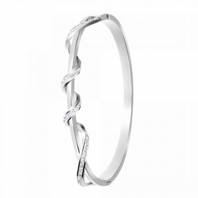 SO CHARM BIJOUX Bracelet Femme So Charm - B1739-ARGENT Acier Argent