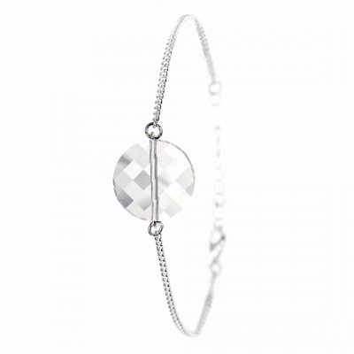 SO CHARM BIJOUX Bracelet Femme So Charm - BS002-SB048-CRYS M&eacute;tal Argent