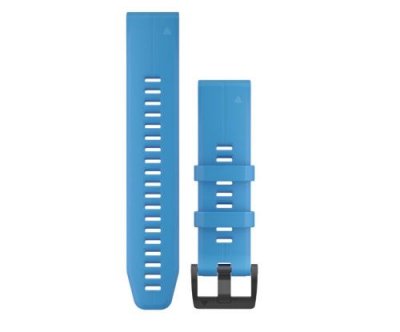 GARMIN Bracelet   QuickFit&reg; 22 Blue silicone strap 010-12740-03