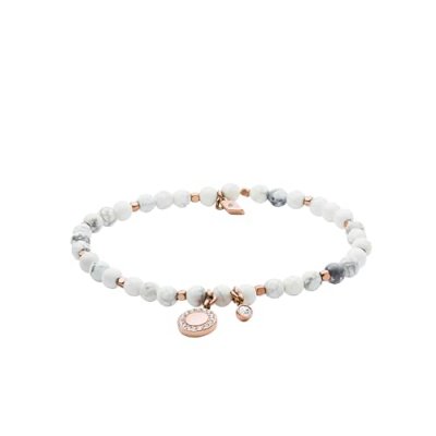 FOSSIL Bracelet Georgia de  en howlite, pour femme, JA6934791