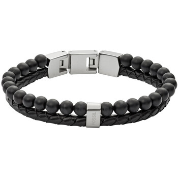 FOSSIL Bracelet Homme Vintage casual Noir JF02763040-PAR Noir 