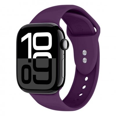 GENERIQUE Bracelet pour Apple Watch 44/45/46/49 mm (prune) Crong Liquid