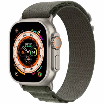 APPLE Bracelet pour  Watch Green Alpine Loop Small Vert 49mm 