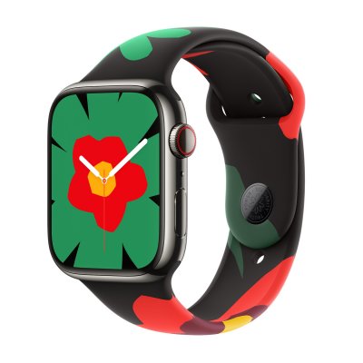 APPLE Bracelet Sport  Watch  44/45/46/49 mm - Taille S/M - Black Unity
