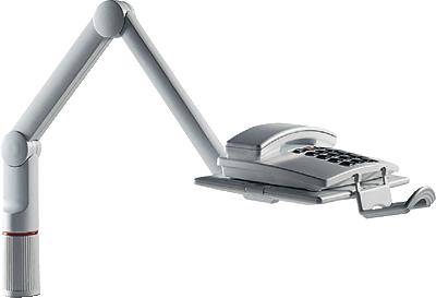 NOVUS OFFICE Bras pivotant pour t&eacute;l&eacute;phone Novus TalkMaster 7100002000 gris clair