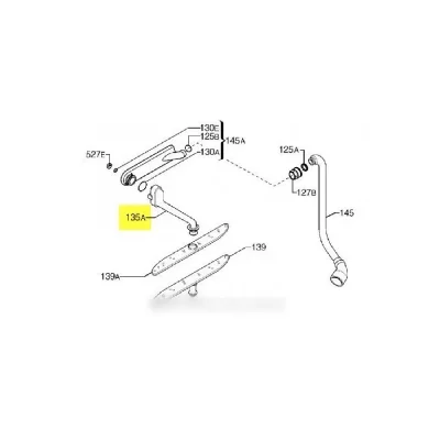 GENERIQUE Bras superieur pour lave vaisselle arthur martin electrolux faure - 6484008