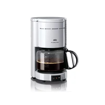 BRAUN  Aromaster KF 47 - Cafeti&egrave;re - 10 tasses - blanc 
