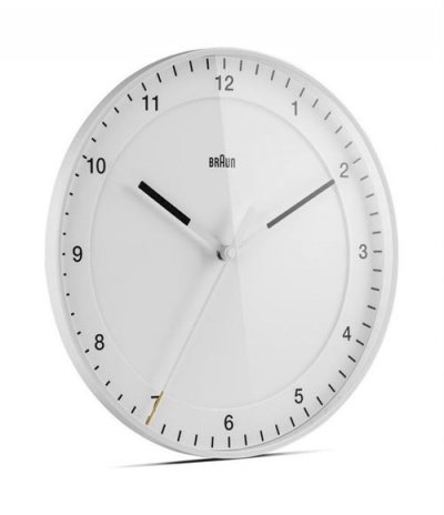 Braun Bc 17 W-dcf Radio Controlled Clock Blanc