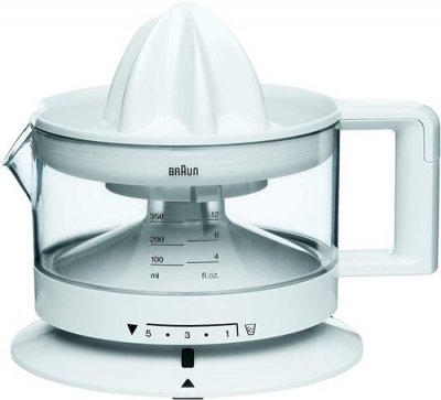 Braun CJ3000 TributeCollection CJ 3000 Presse Agrumes, 20 W, 0.35 liters, Blanc CJ3000