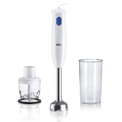 BRAUN  HB101AI-MQ10.201MWH Mixeur plongeant 450 W sans BPA, avec embout h&acirc;choir blanc