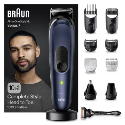 BRAUN  Mgk7421 Recortadora Todo En Uno Con 8 Accesorios